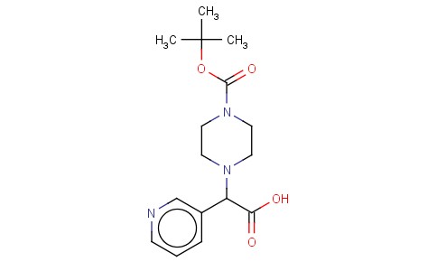 2-(4-BOC-PIPERAZINYL)-2-(3-PYRIDINYL)ACETIC ACID